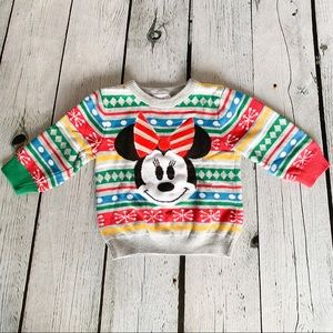 Disney Baby Minnie Mouse Christmas Sweater